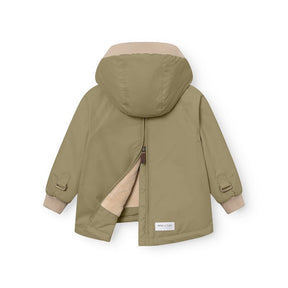 Anorakk Baby Wen Fleece Lined Winter Aloe Green