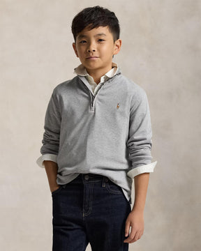 Genser Halfzip Pullover Andover Heather