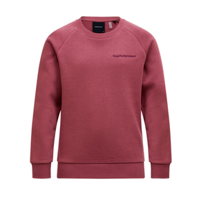 Genser Small Logo Crew Wild Rouge