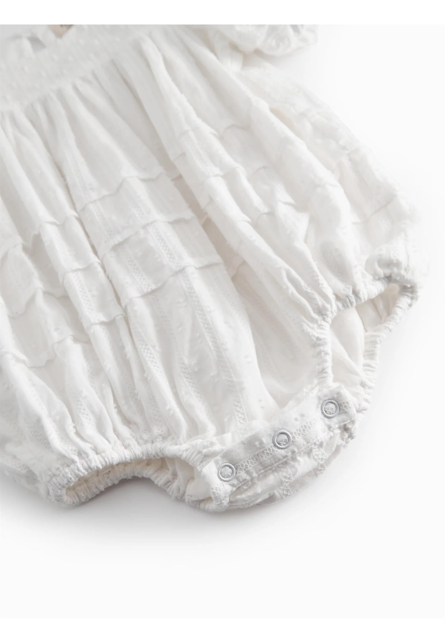 Romper Ritona Gauze White