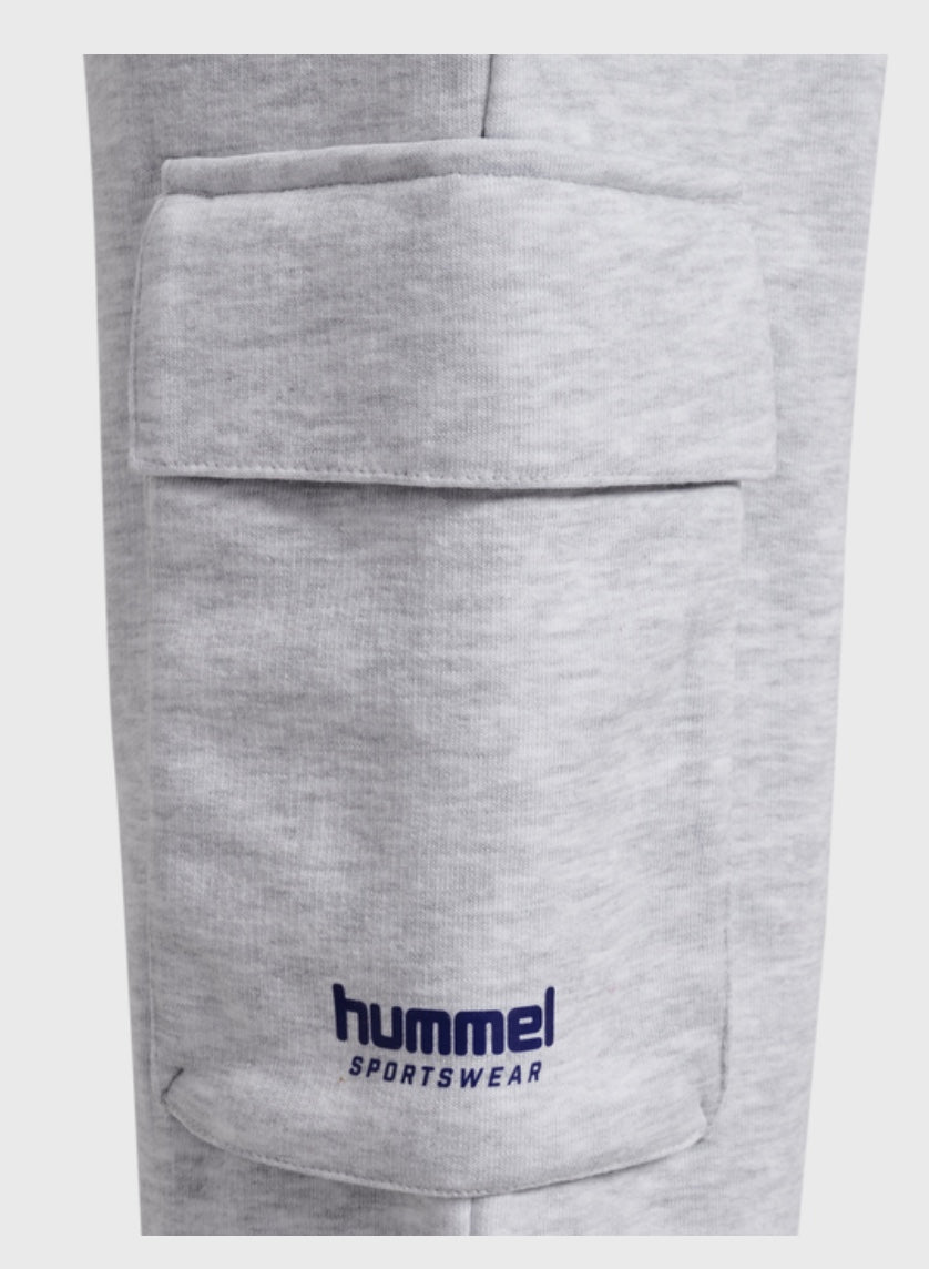 Bukse Cargo Light Grey Melange