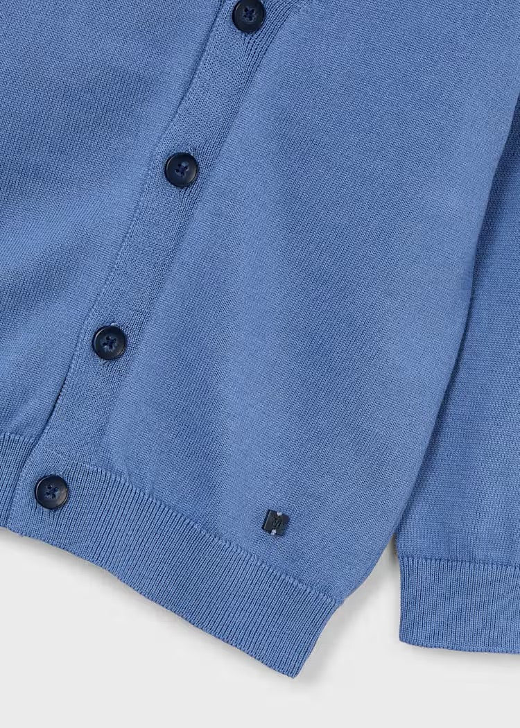 Cardigan Knit Buttons Indigo