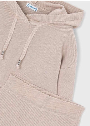 Sett 2-Deler Knit Hoodie Seed