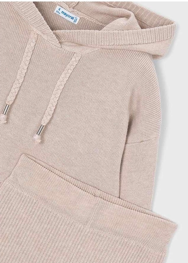 Sett 2-Deler Knit Hoodie Seed