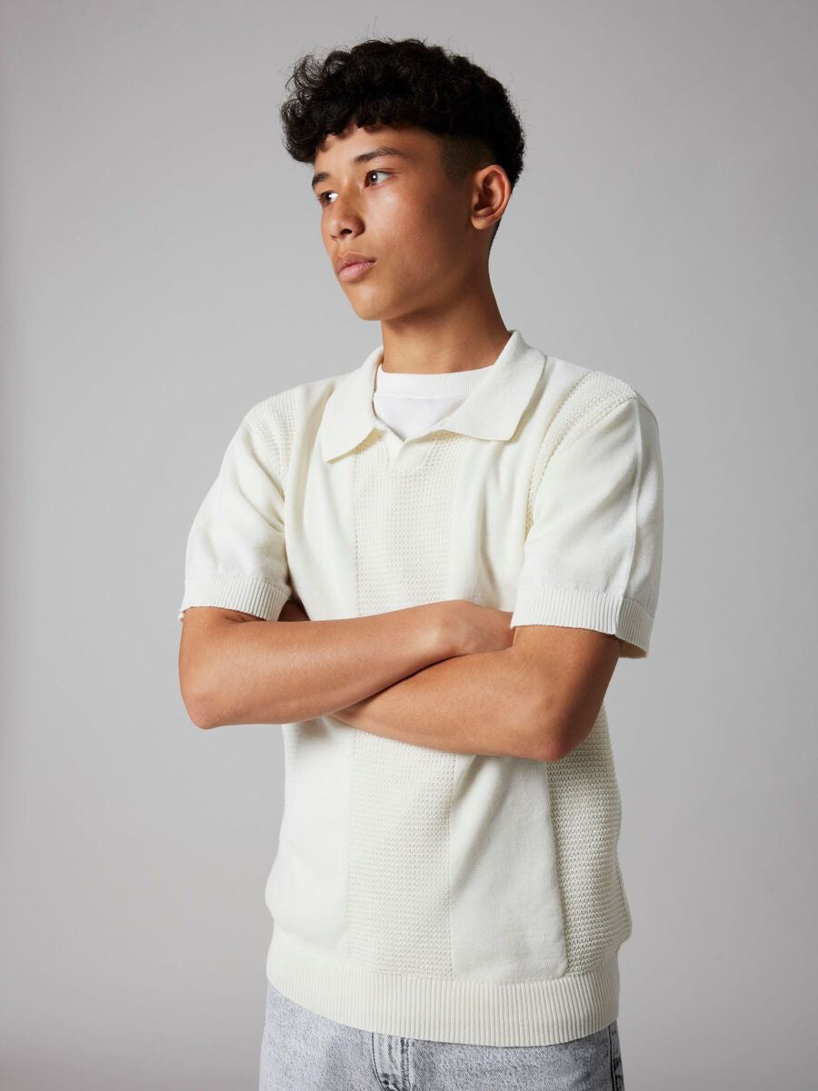 T-skjorte Havo Polo Antique White