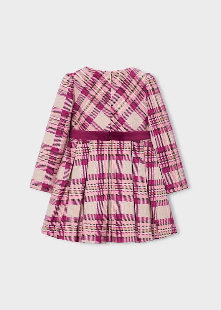 Kjole Plaid Raspberry