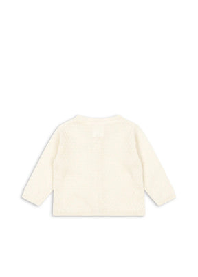 Cardigan Venti Pointelle Antique White