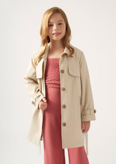 Jakke Trenchcoat beige