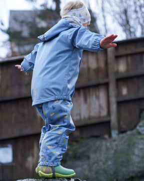 Regnsett Plask Mjuk Blå