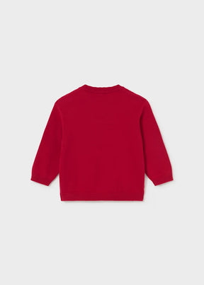 Genser Knit Dog Red