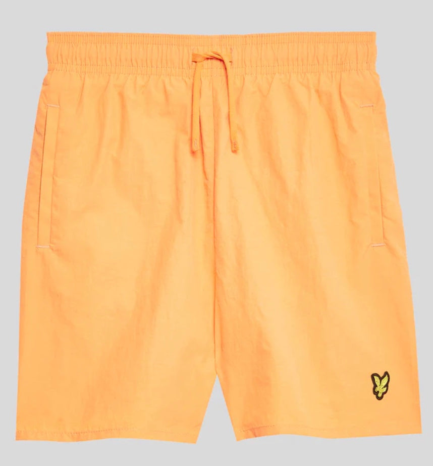 Badeshorts Plain Kinetic Orange