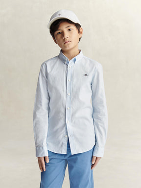 Skjorte Shield Oxford Stripe Sky Blue