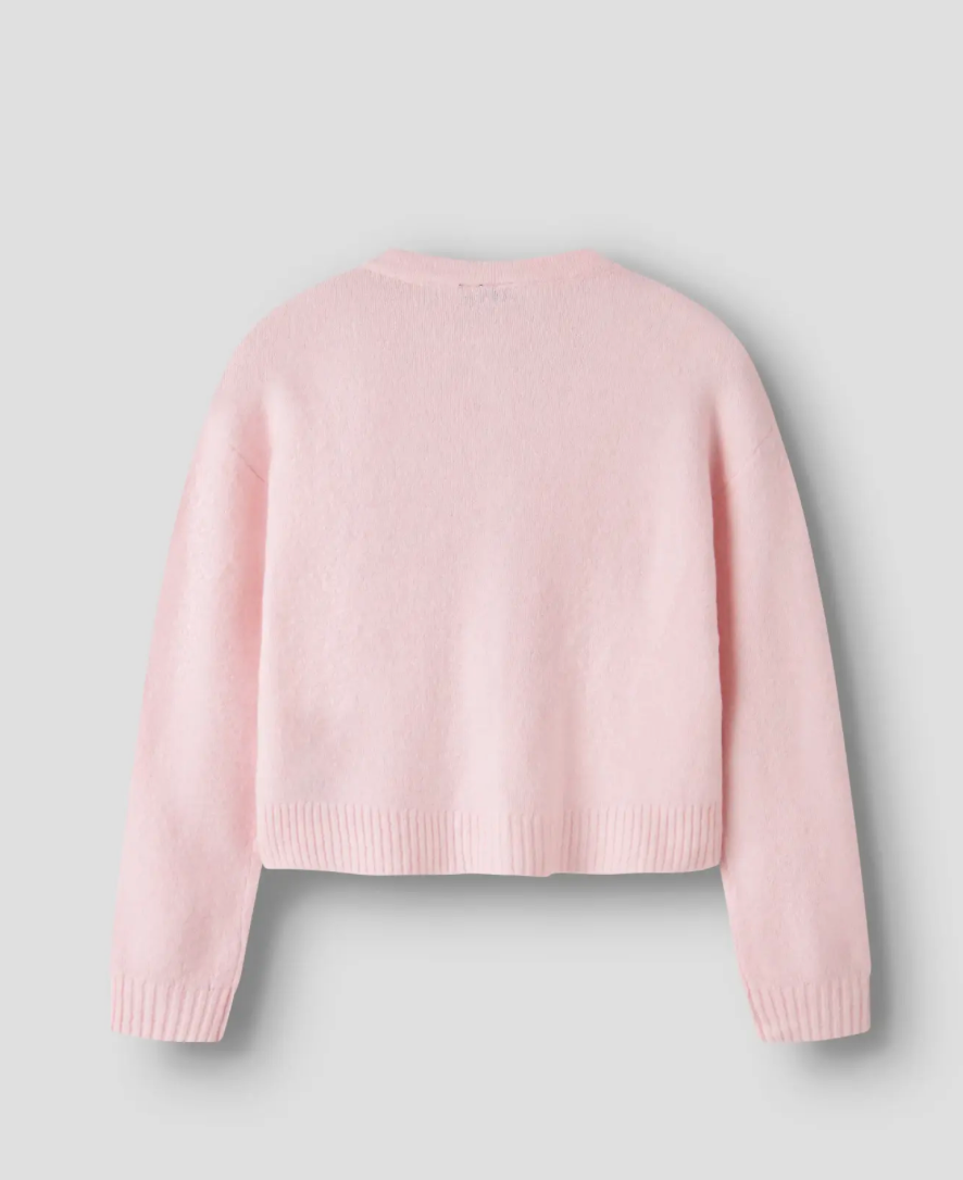 Cardigan Bynt Ls Knit Pink-A-Boo