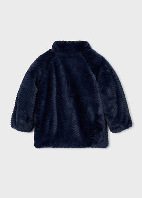 Kåpe Faux Fur Navy