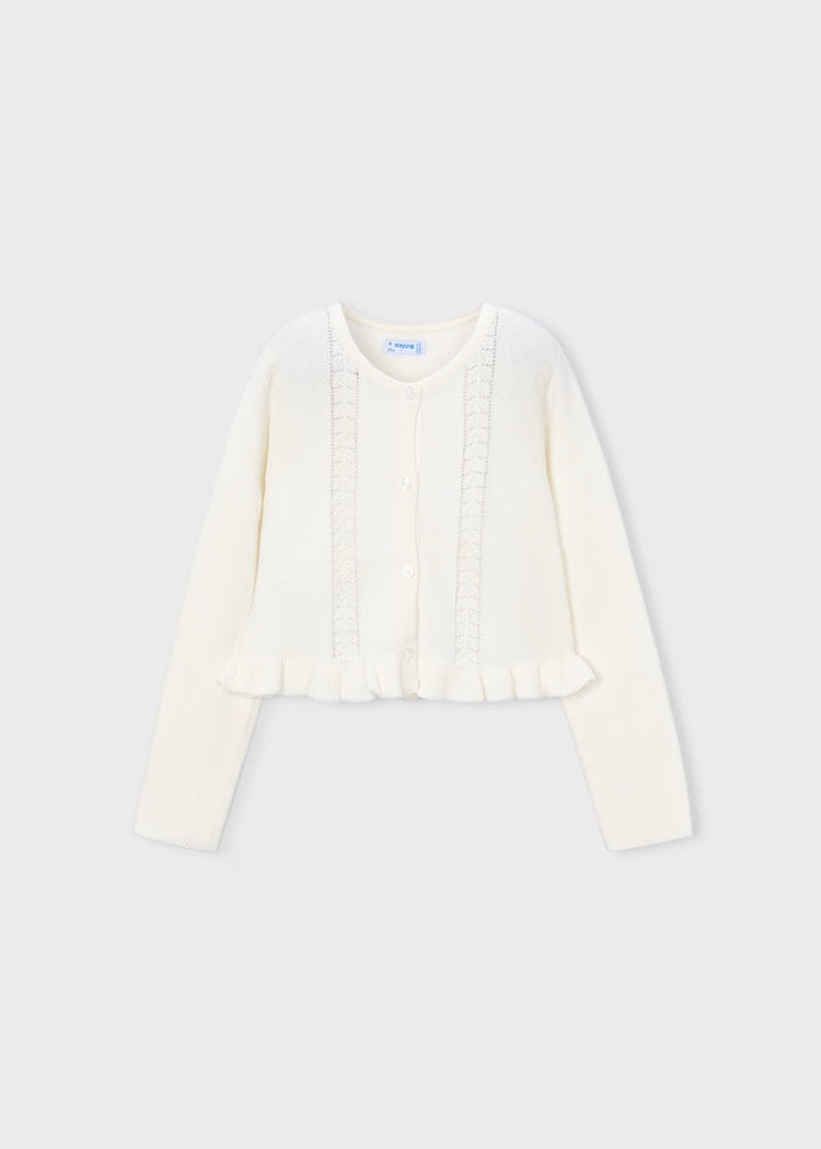 Cardigan Knit Offwhite