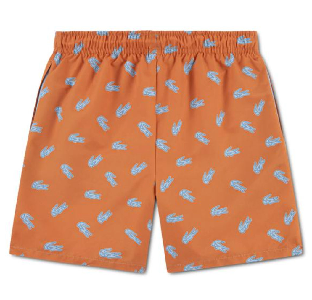 Badeshorts Croc Print Lacoste Blossom