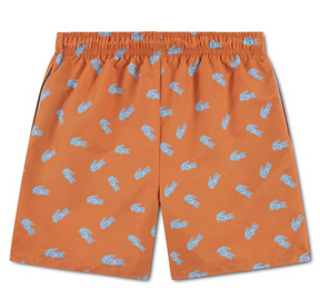 Badeshorts Croc Print Lacoste Blossom
