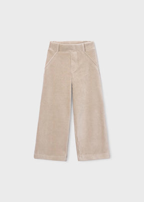 Bukse Corduroy Wide Beige