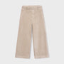 Bukse Corduroy Wide Beige