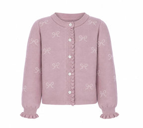 Cardigan Ull Lani Strikket Soft Pink