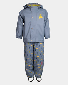 Regnsett Plask Mjuk Blå