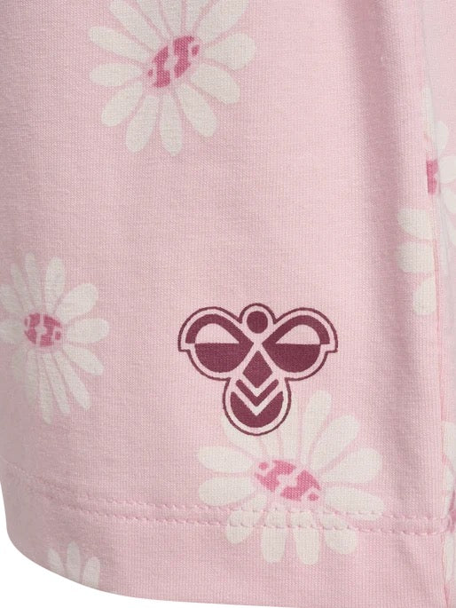 Shorts Loose Flower Pale Lilac