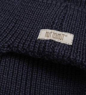 Lue Wool Knit Windstop Dark Navy