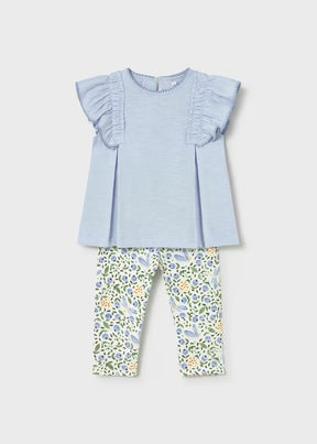 Sett Topp & Leggings Sky