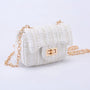 Veske Isadora Small Tweed Ivory Gold