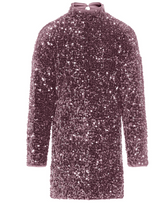 Kjole Confidencels Sequin Mauve