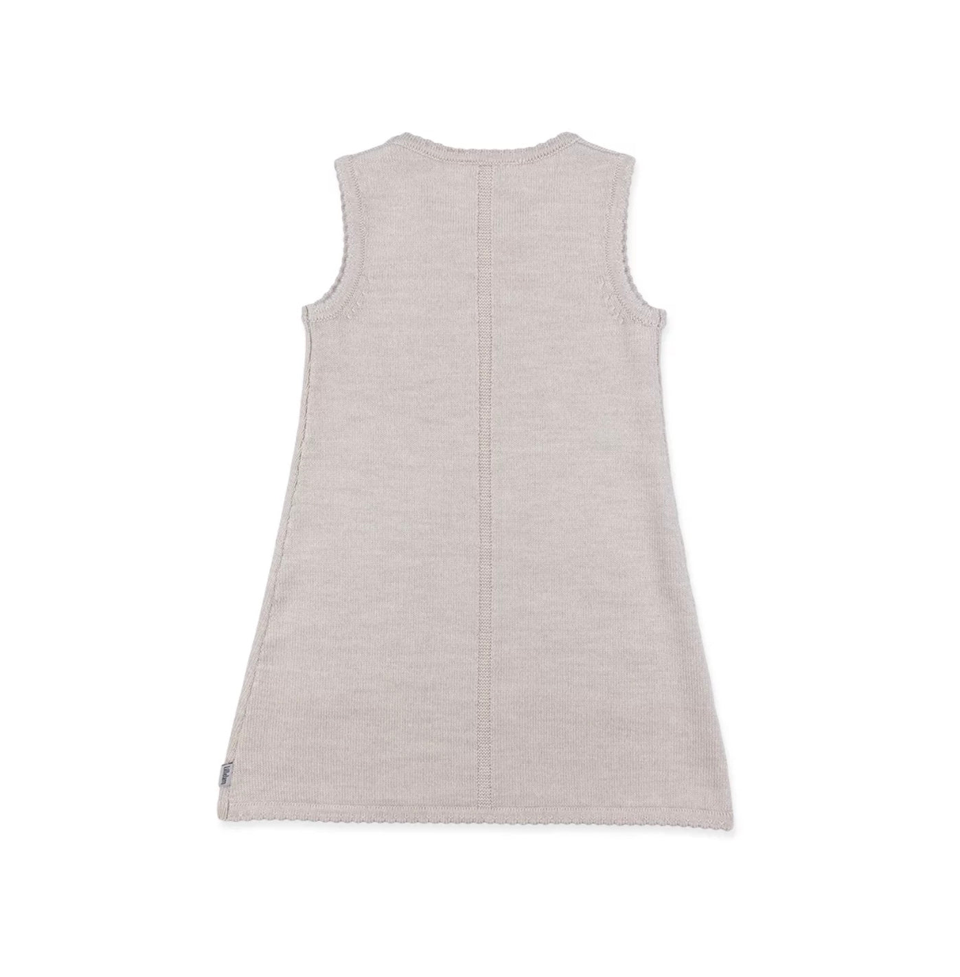 Kjole M/Lomme Lys Beige