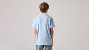 T-skjorte Back Neck Chambray Blue