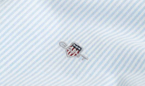 Skjorte Stripet Oxford Capri Blue