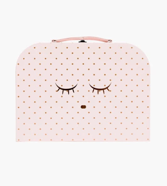 Koffert Medium Sleeping Cutie Pink