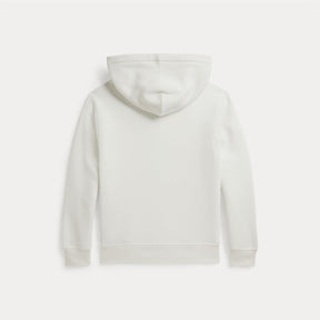 Hettegenser Polo Bear Flag Fleece Deckwash White