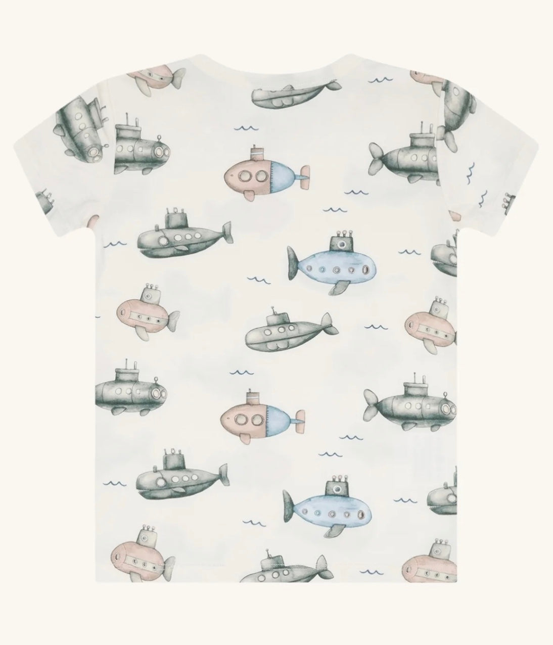 T-skjorte Austin Submarine Ivory