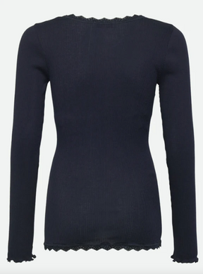 Cardigan Balta Modal Ls Lace Navy