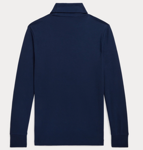 Genser Turtleneck Cotton Refined Navy