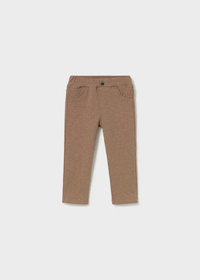 Bukse Basic Fleece Walnut Melange