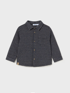 Skjorte Overshirt Ruter Navy Blue