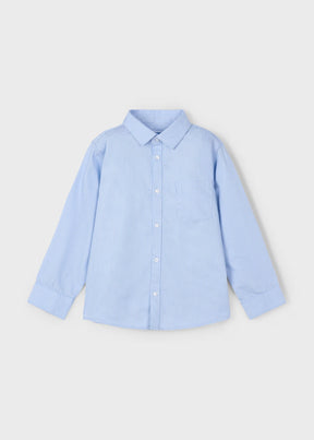 Skjorte Basic Striped Lightblue