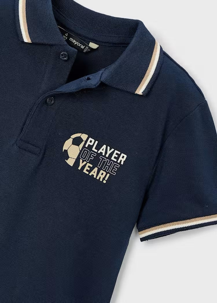 T-skjorte Polo Football Navy