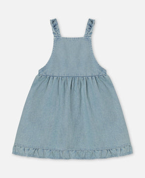 Kjole Don Embr Spencer Light Denim Blue