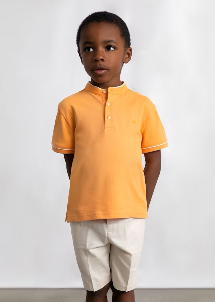 Shorts Bermuda Linen Suiting Mixed Oat