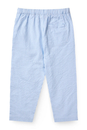 Bukse Seersucker Sky Blue/Cream Stripe