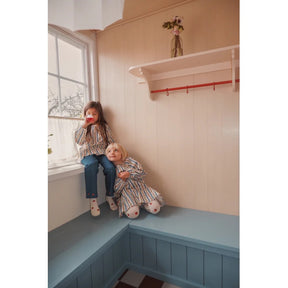 Bukse Vilma Mid Blue Strawberry