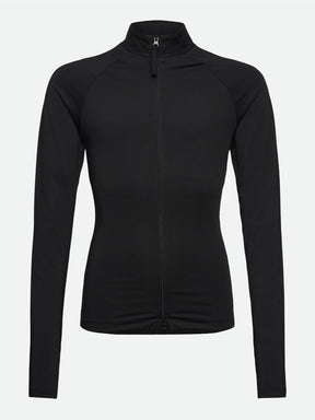 Jakke Billie LS Zipper T-Neck Black