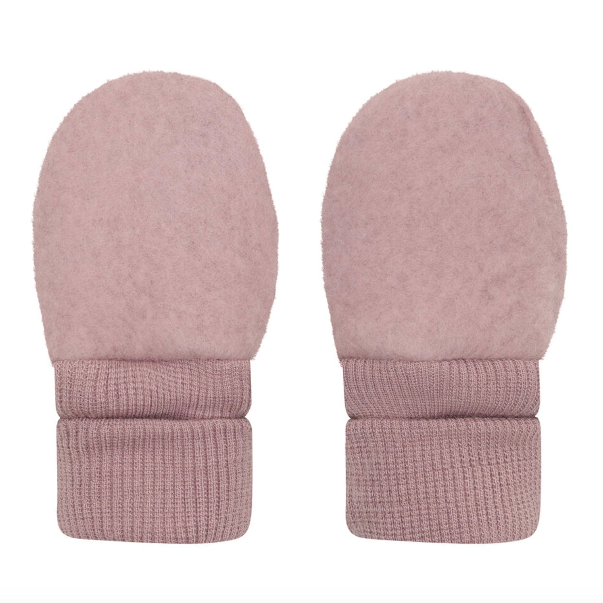 Votter Mittens Wool Fleece Woodrose