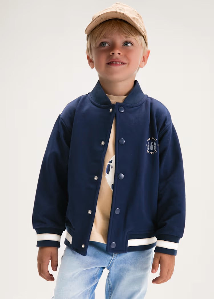 Jakke Bomber Football League Navy