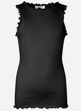 Top Ruffle Black